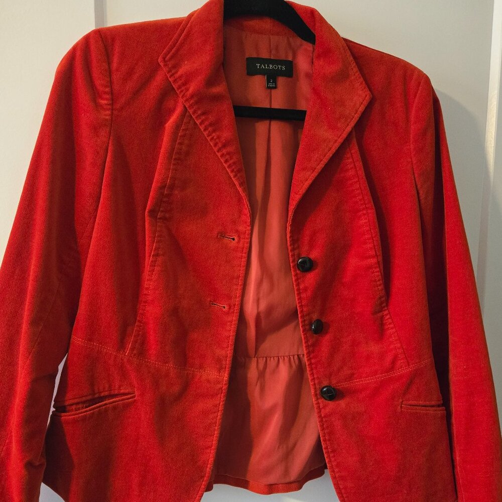 Talbots Orange Blazer